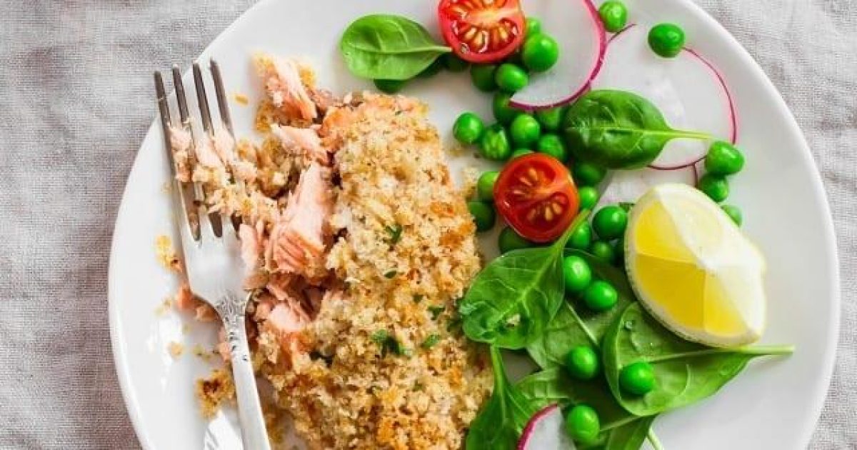 Panko crusted salmon filets | Haiku