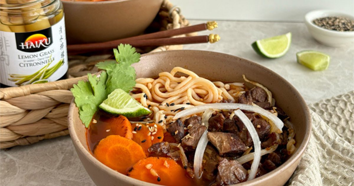Spicy Beef Ramen | Lemongrass Ramen Recipe | HAIKU