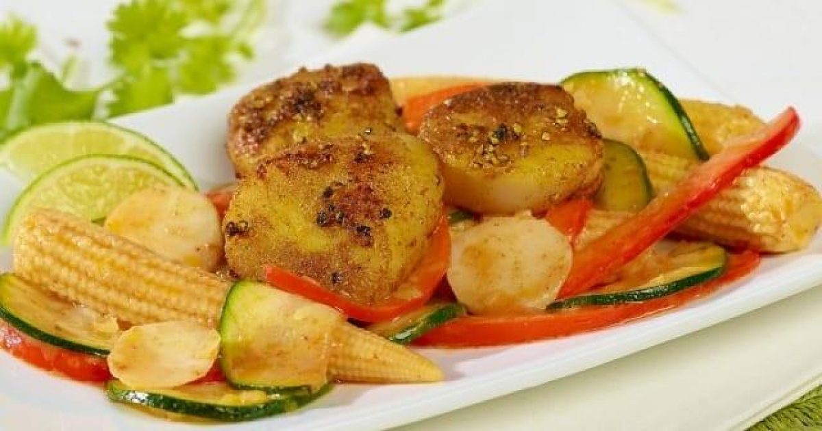 Thai Curry with scallops and lemon grass | Haiku