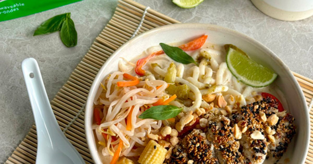 Green curry & coconut milk udon | Haiku