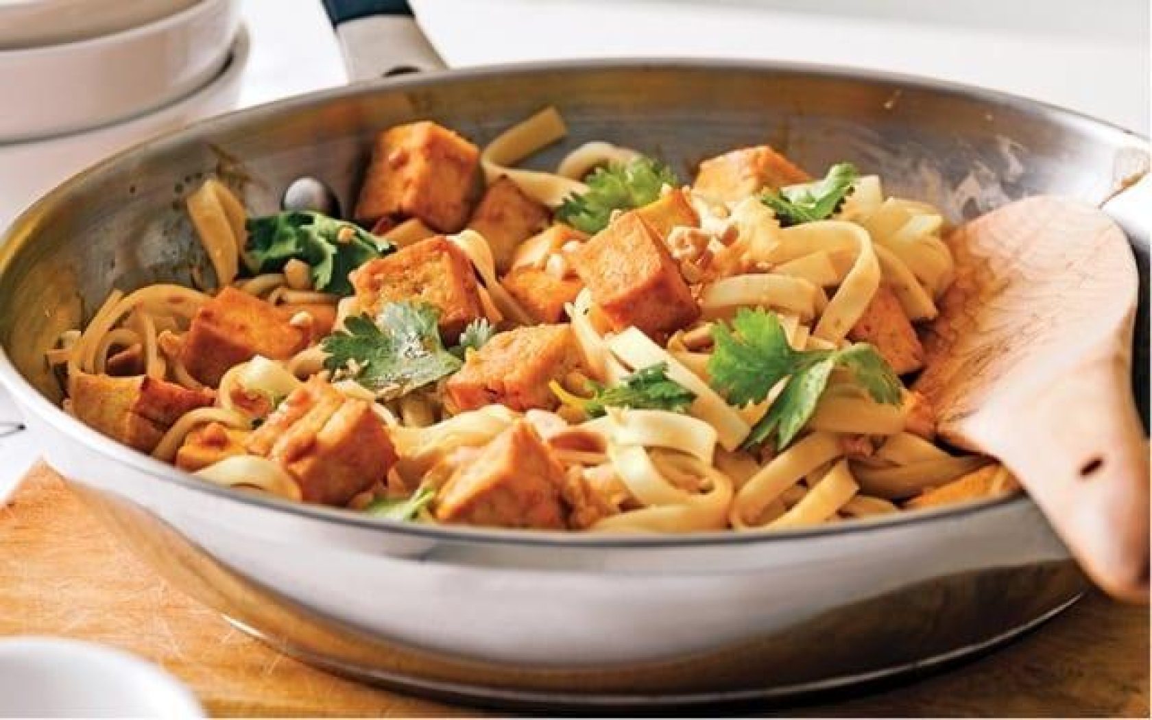 Asian Noodles with Tofu and Peanut Sauce