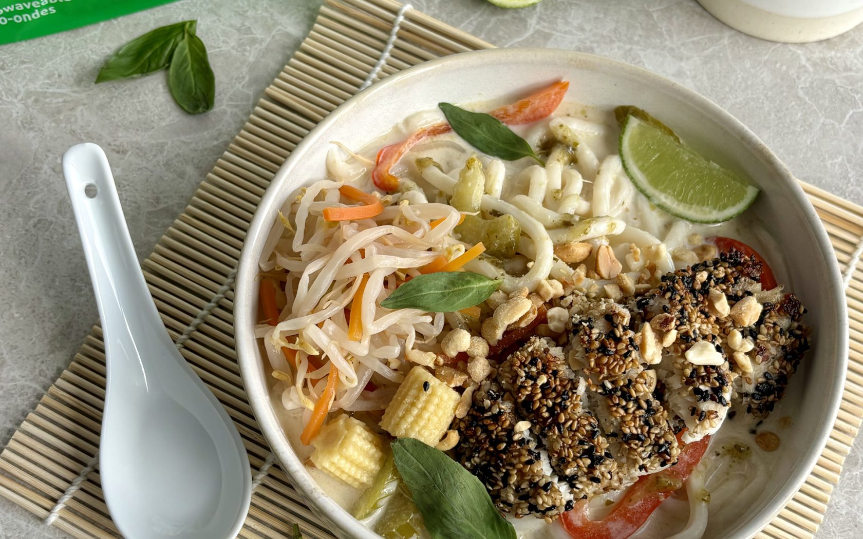 Creamy Green Curry Udon