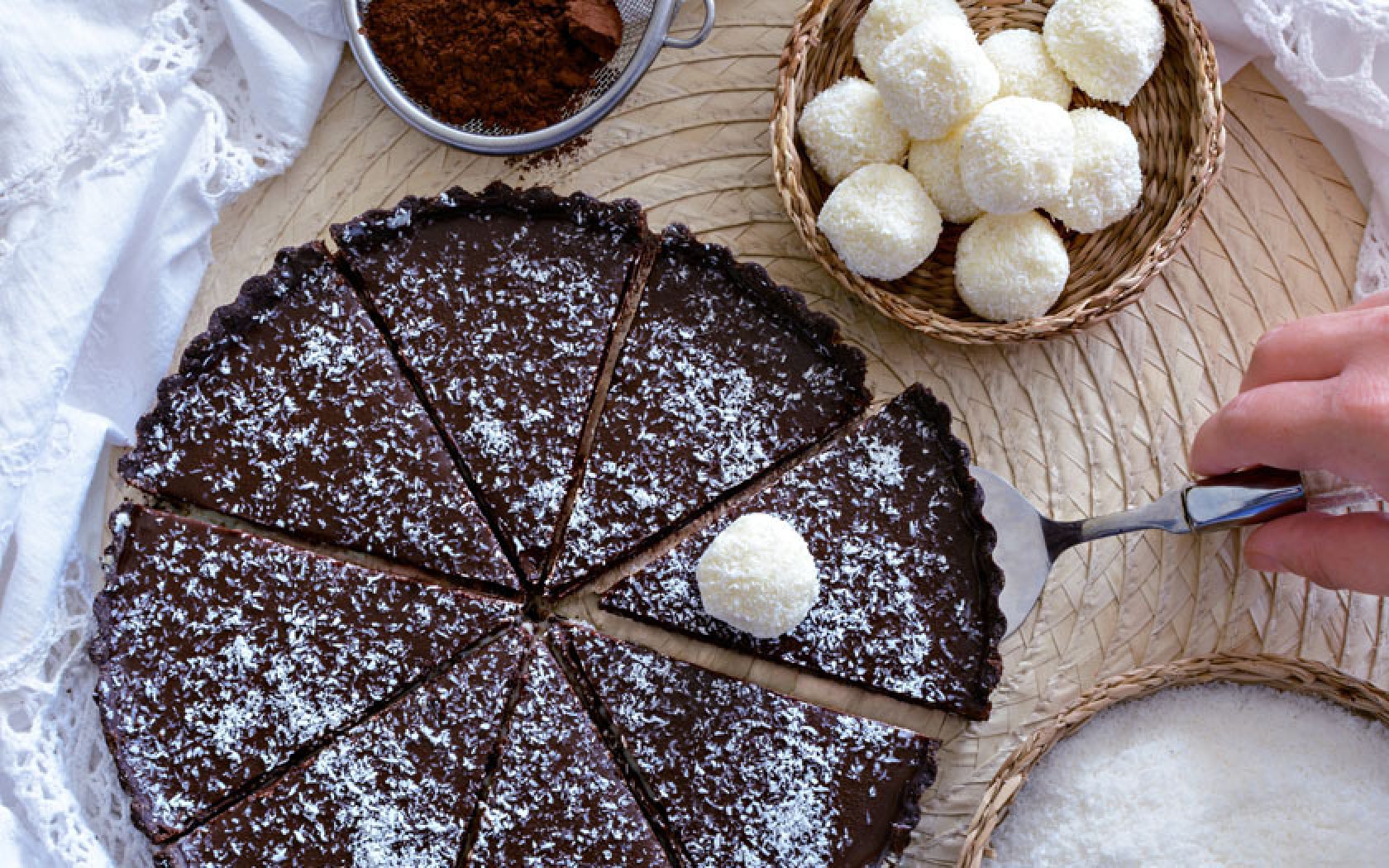 Torte au chocolat et noix de coco Torte au chocolat et noix de coco